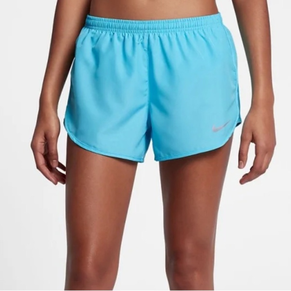 Nike Women's Light Blue Athletic Shorts